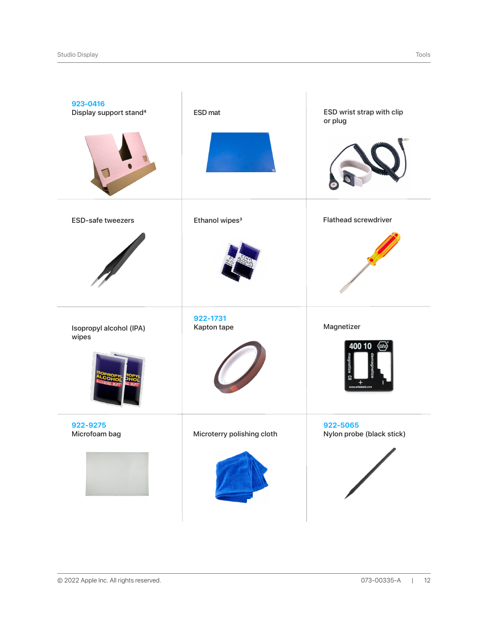 Apple 27" Studio Display (Nano-Texture Glass, Tilt Adjustable Stand) User Manual | Page 12 / 135