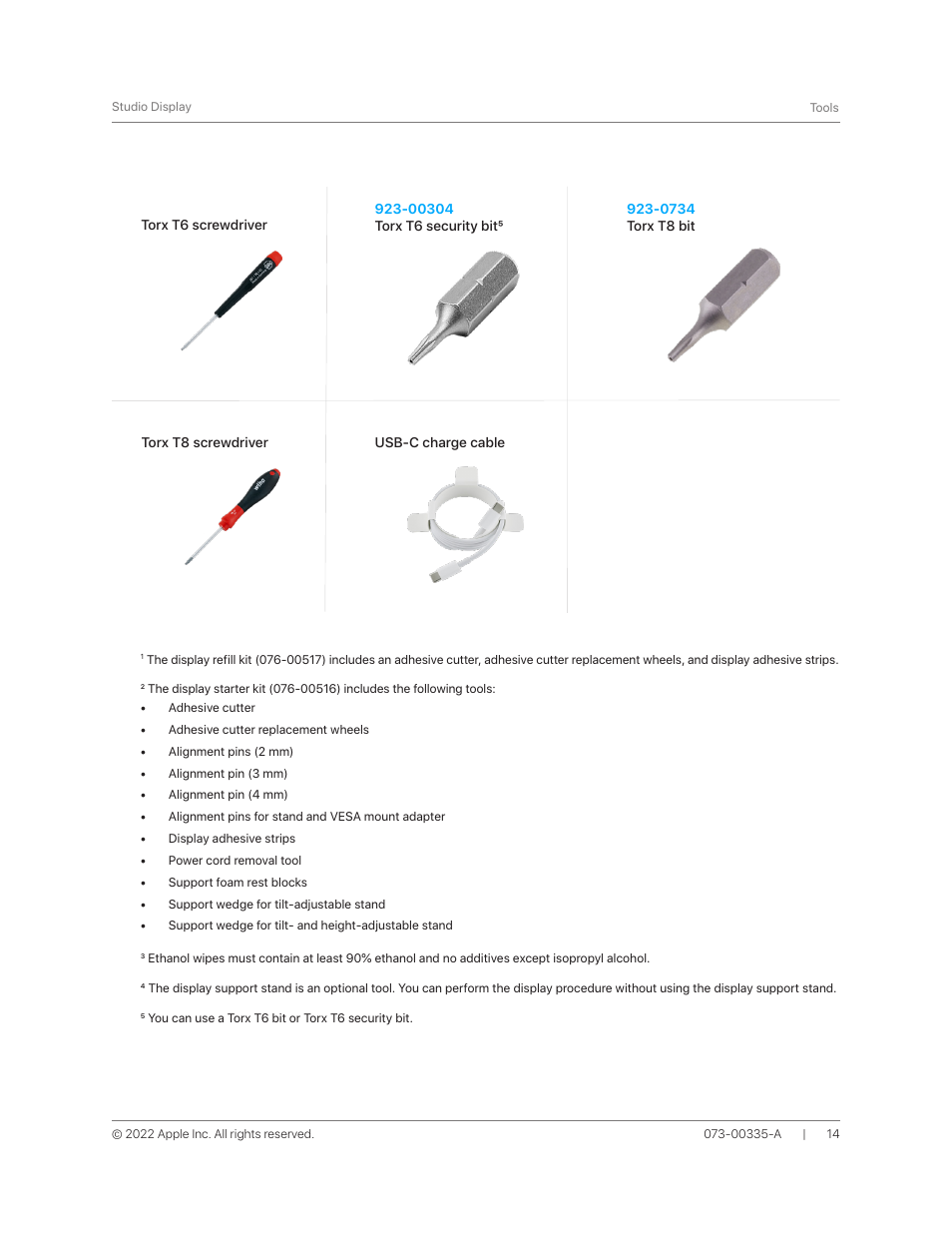 Apple 27" Studio Display (Nano-Texture Glass, Tilt Adjustable Stand) User Manual | Page 14 / 135