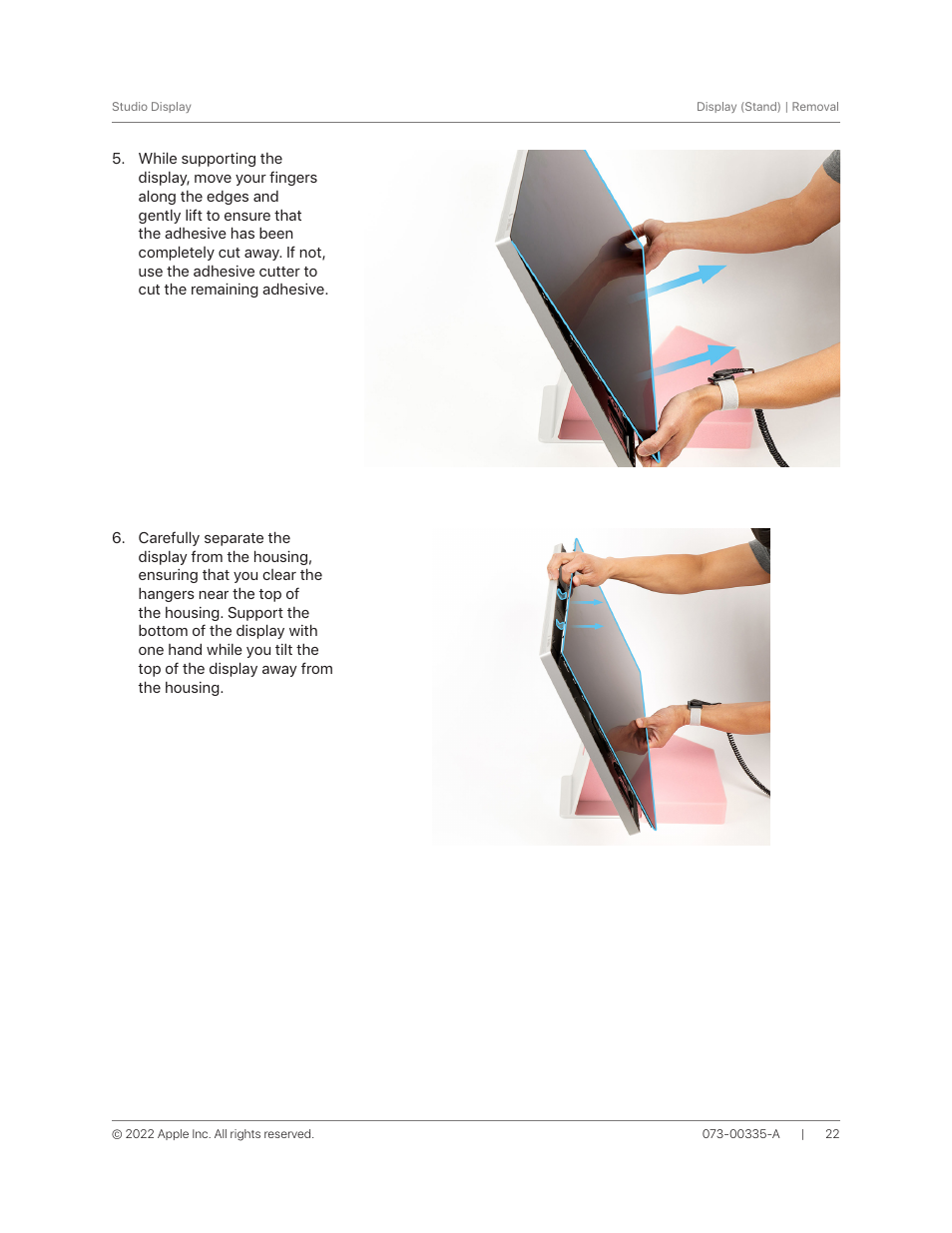 Apple 27" Studio Display (Nano-Texture Glass, Tilt Adjustable Stand) User Manual | Page 22 / 135