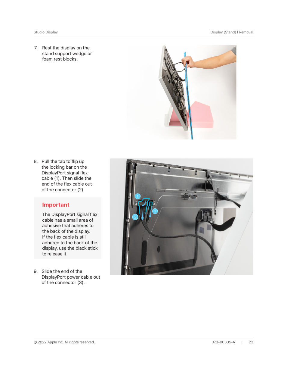 Apple 27" Studio Display (Nano-Texture Glass, Tilt Adjustable Stand) User Manual | Page 23 / 135