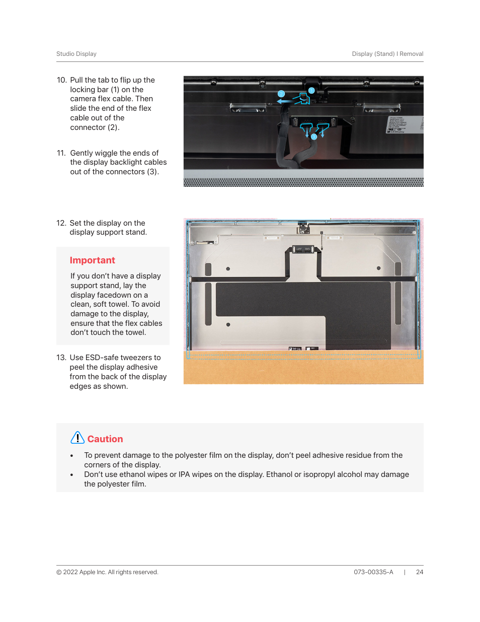 Apple 27" Studio Display (Nano-Texture Glass, Tilt Adjustable Stand) User Manual | Page 24 / 135