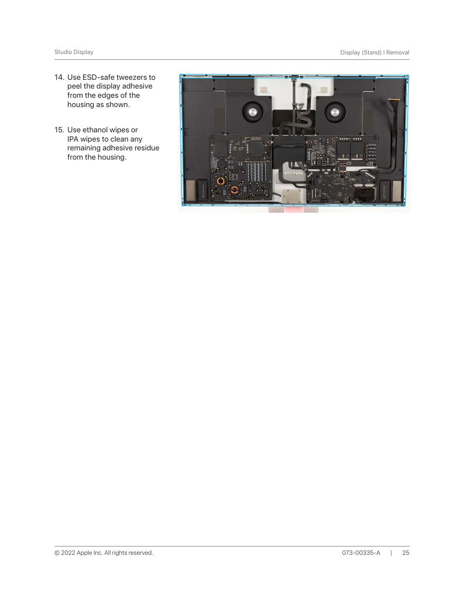 Apple 27" Studio Display (Nano-Texture Glass, Tilt Adjustable Stand) User Manual | Page 25 / 135