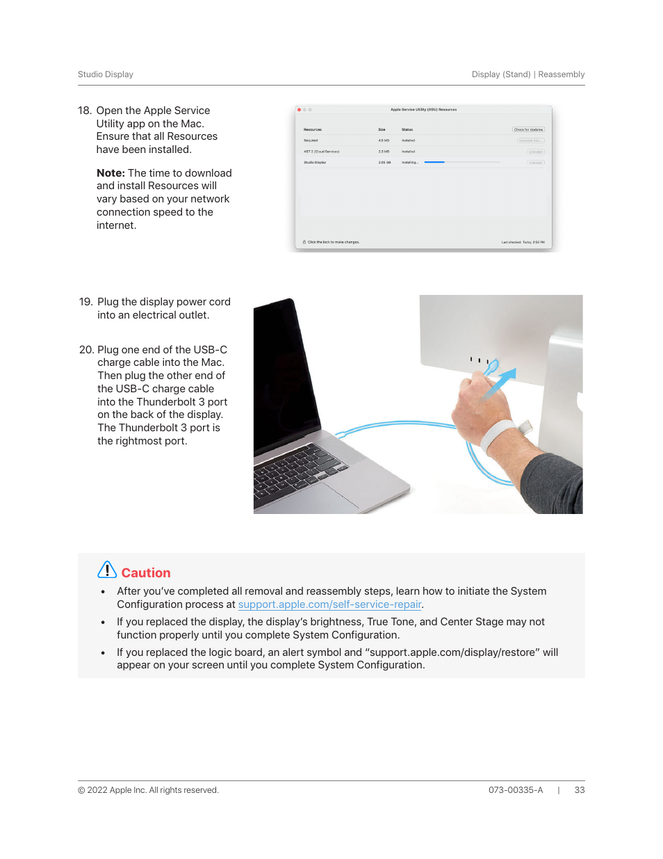 Apple 27" Studio Display (Nano-Texture Glass, Tilt Adjustable Stand) User Manual | Page 33 / 135