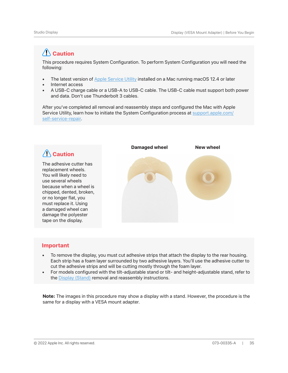 Apple 27" Studio Display (Nano-Texture Glass, Tilt Adjustable Stand) User Manual | Page 35 / 135