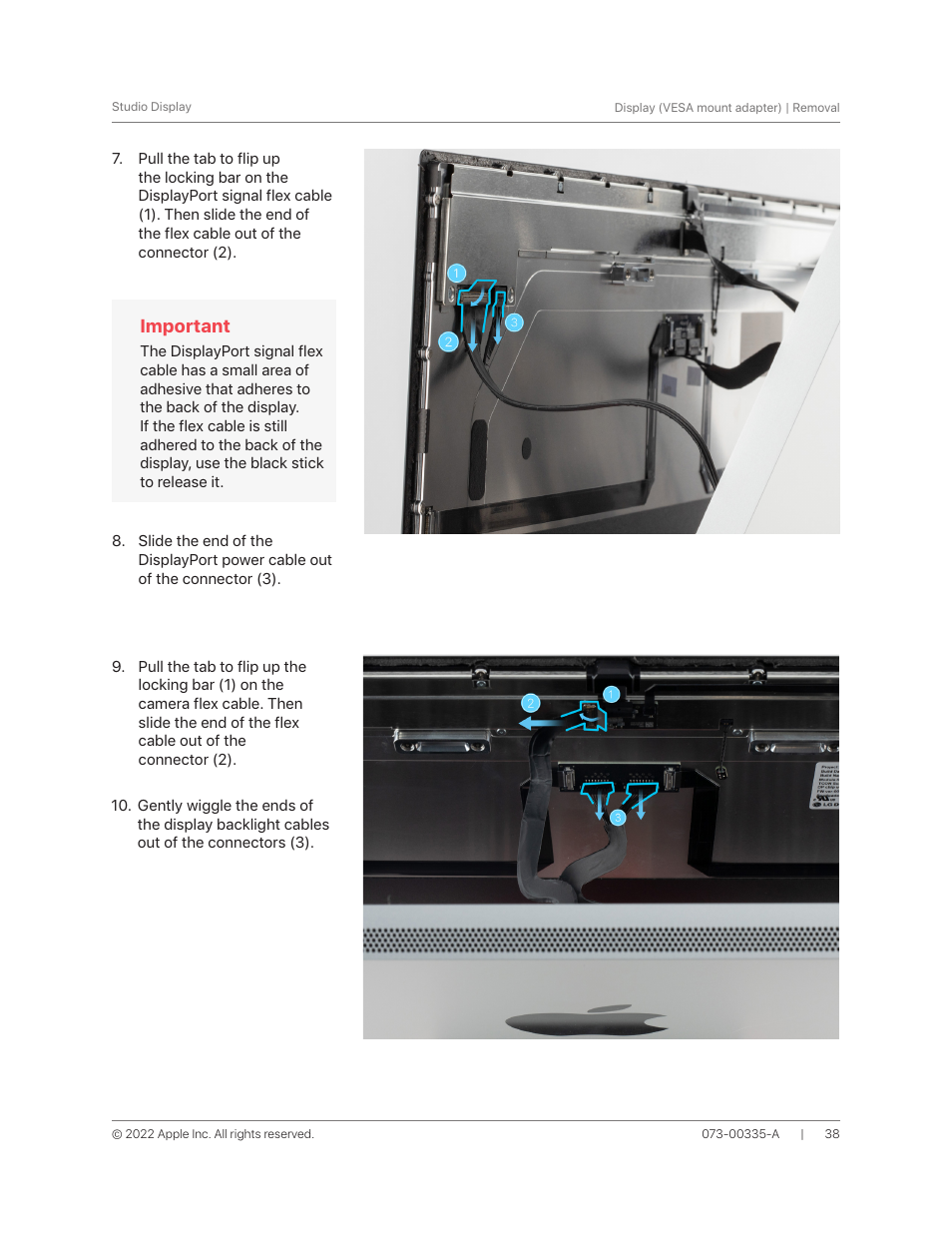 Apple 27" Studio Display (Nano-Texture Glass, Tilt Adjustable Stand) User Manual | Page 38 / 135