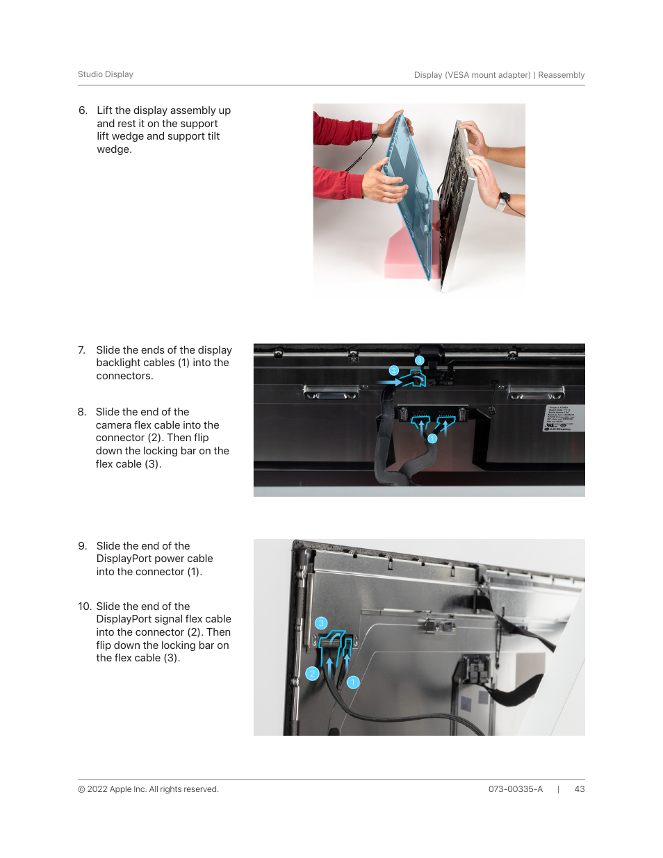 Apple 27" Studio Display (Nano-Texture Glass, Tilt Adjustable Stand) User Manual | Page 43 / 135