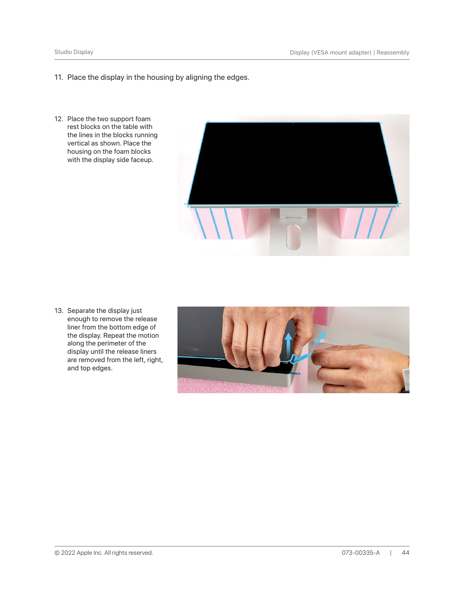 Apple 27" Studio Display (Nano-Texture Glass, Tilt Adjustable Stand) User Manual | Page 44 / 135