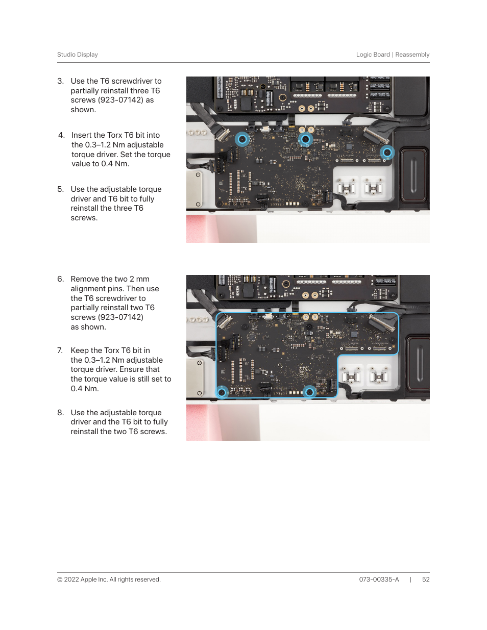 Apple 27" Studio Display (Nano-Texture Glass, Tilt Adjustable Stand) User Manual | Page 52 / 135
