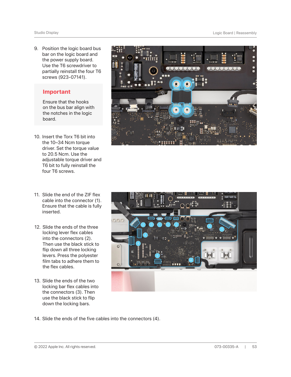 Apple 27" Studio Display (Nano-Texture Glass, Tilt Adjustable Stand) User Manual | Page 53 / 135