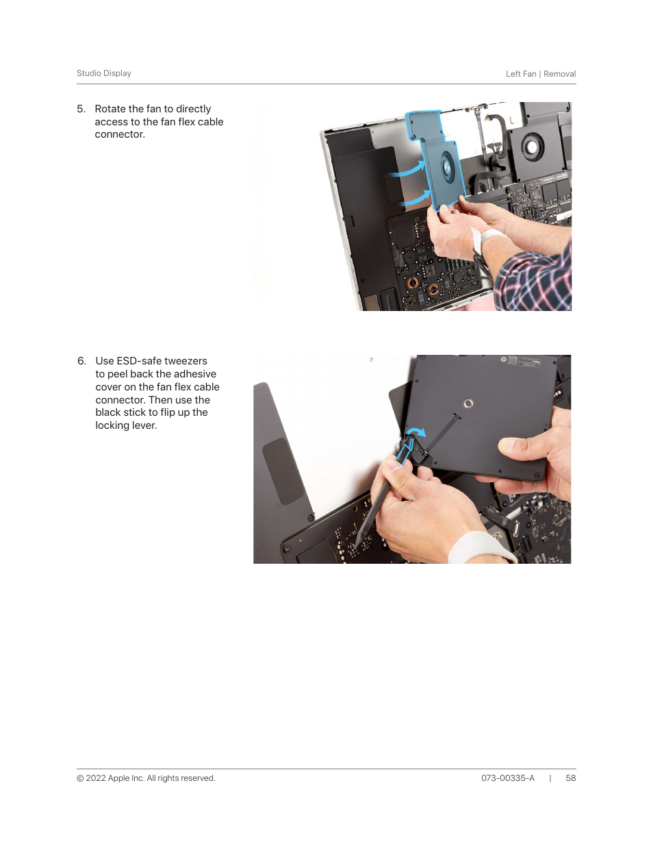 Apple 27" Studio Display (Nano-Texture Glass, Tilt Adjustable Stand) User Manual | Page 58 / 135