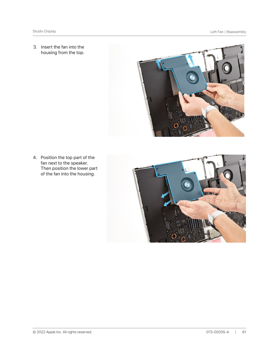 Apple 27" Studio Display (Nano-Texture Glass, Tilt Adjustable Stand) User Manual | Page 61 / 135