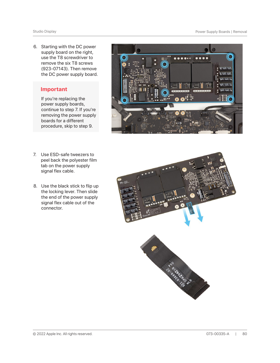 Apple 27" Studio Display (Nano-Texture Glass, Tilt Adjustable Stand) User Manual | Page 80 / 135