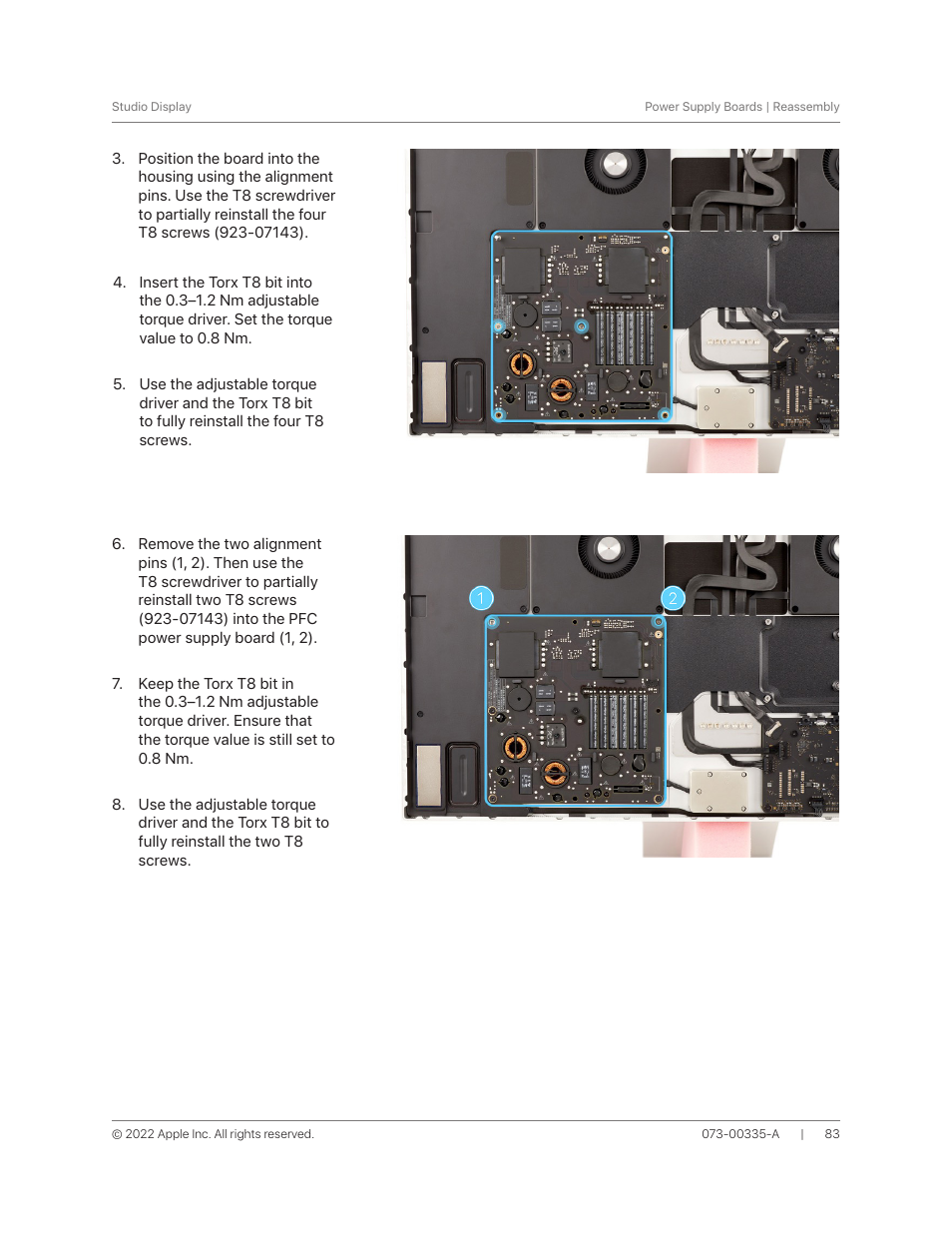 Apple 27" Studio Display (Nano-Texture Glass, Tilt Adjustable Stand) User Manual | Page 83 / 135