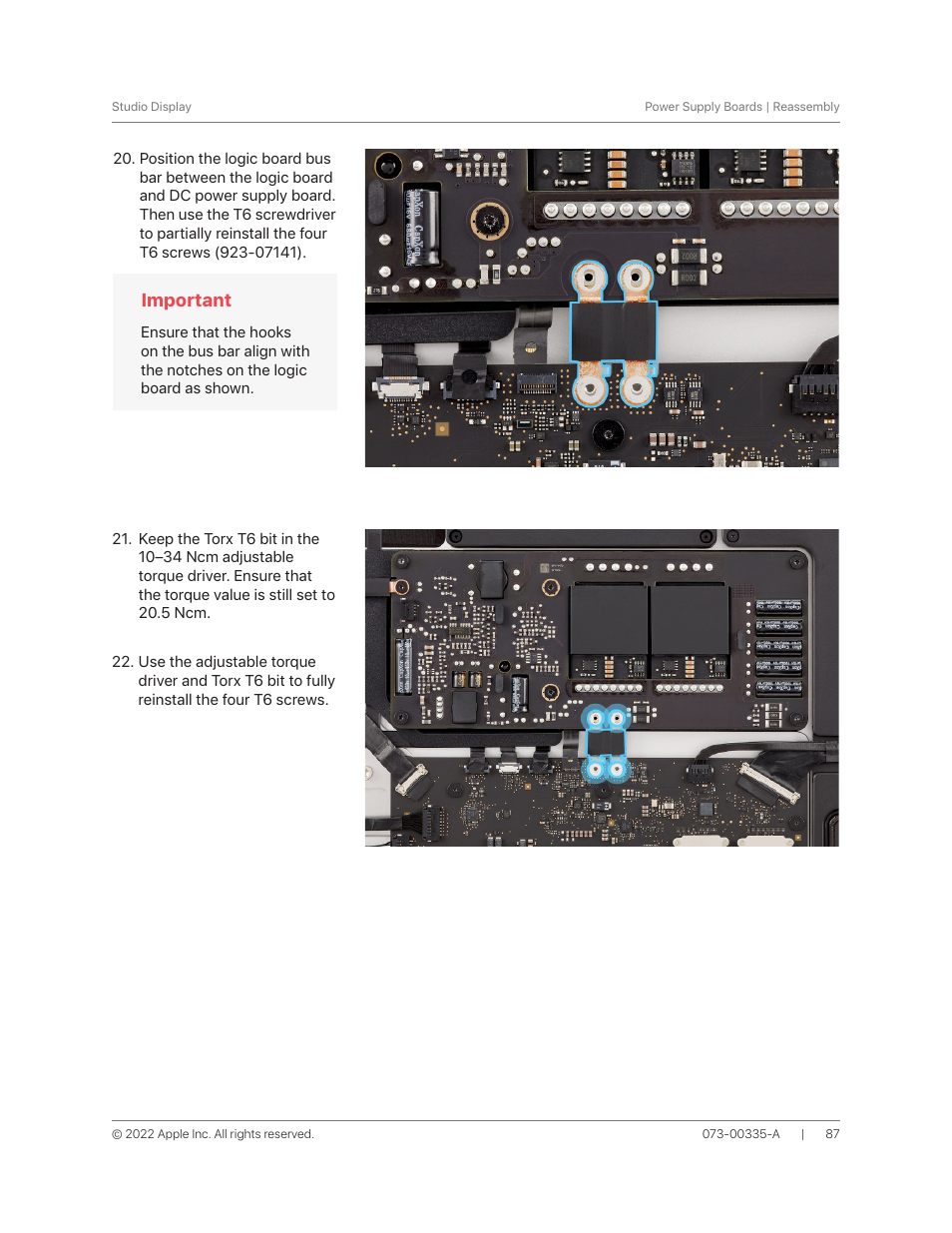Apple 27" Studio Display (Nano-Texture Glass, Tilt Adjustable Stand) User Manual | Page 87 / 135