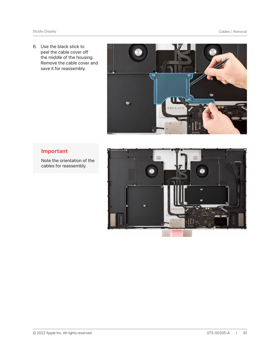 Important | Apple 27" Studio Display (Nano-Texture Glass, Tilt Adjustable Stand) User Manual | Page 91 / 135