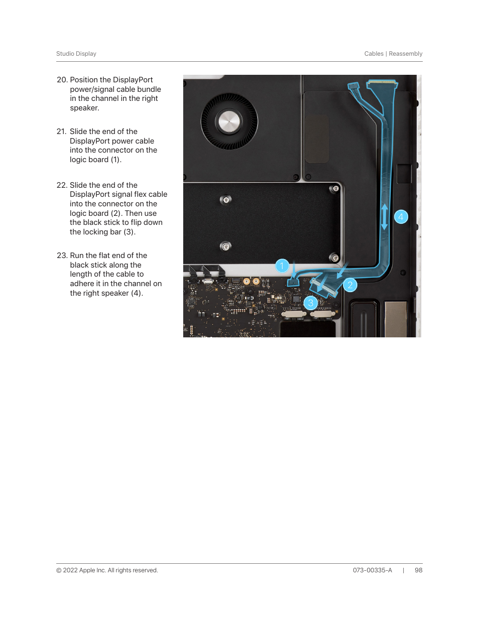 Apple 27" Studio Display (Nano-Texture Glass, Tilt Adjustable Stand) User Manual | Page 98 / 135