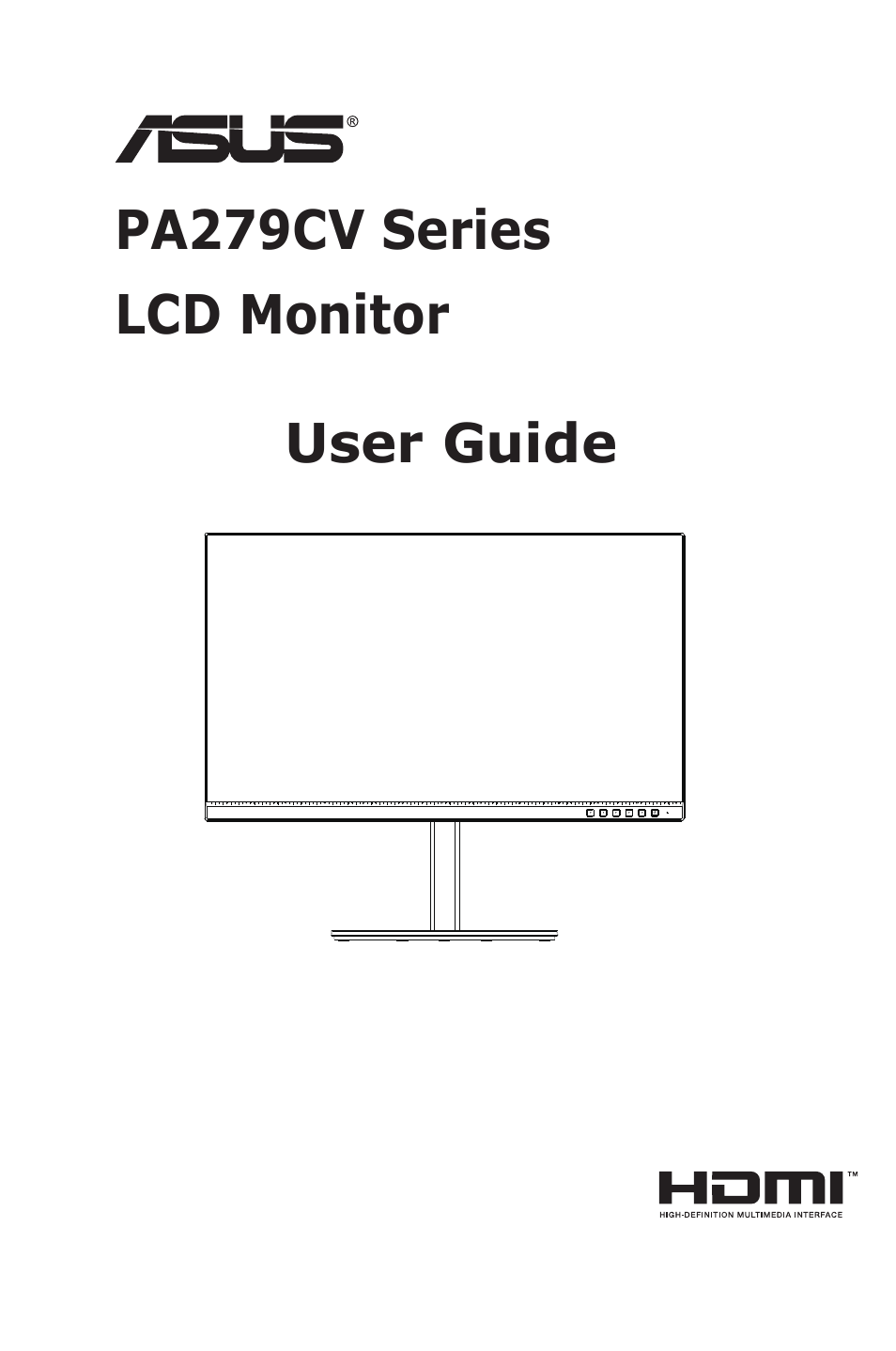Asus ProArt Display PA279CV 27" 4K HDR Monitor User Manual | 31 pages
