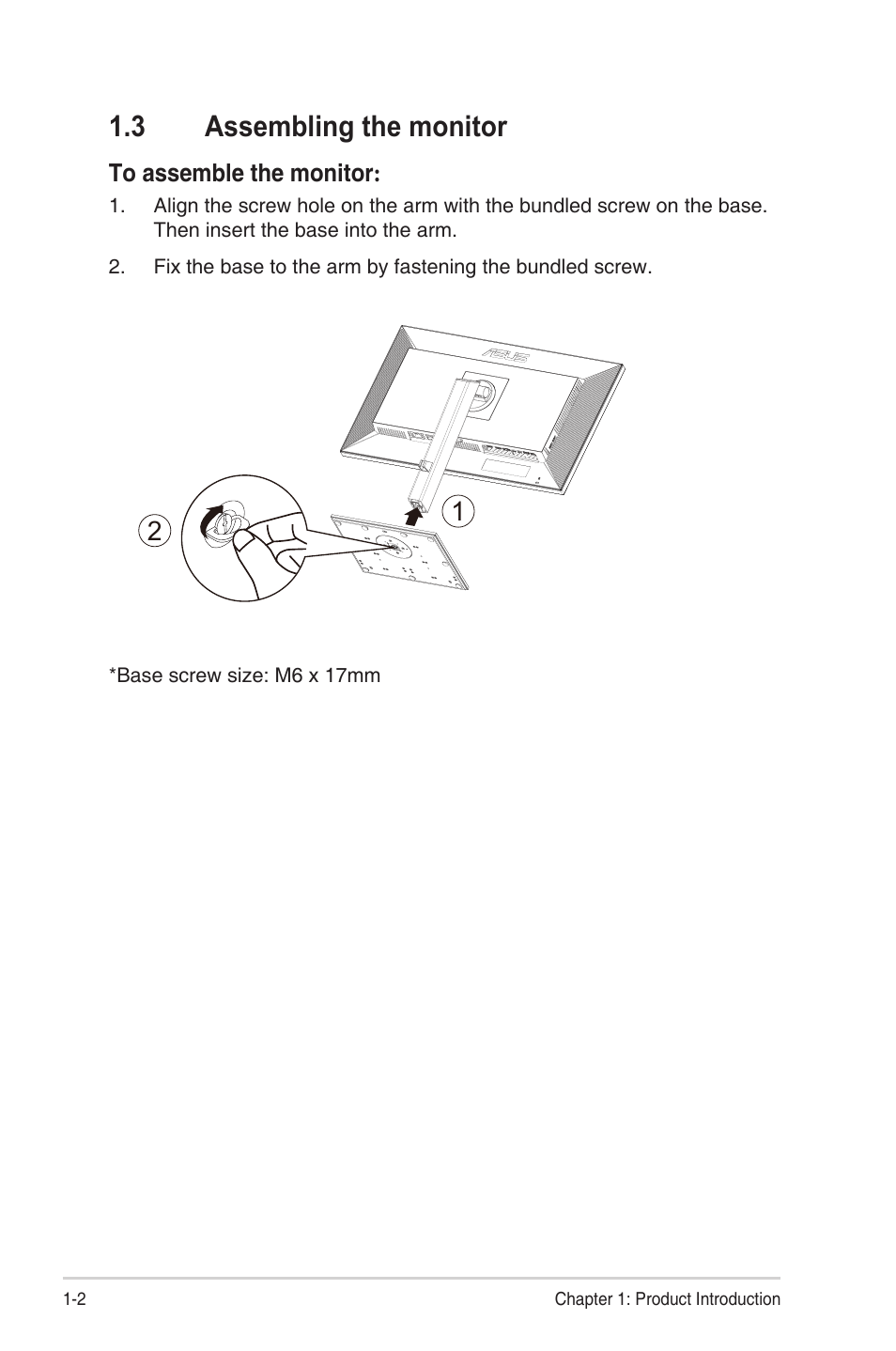 3 assembling the monitor | Asus ProArt Display PA279CV 27" 4K HDR Monitor User Manual | Page 10 / 31