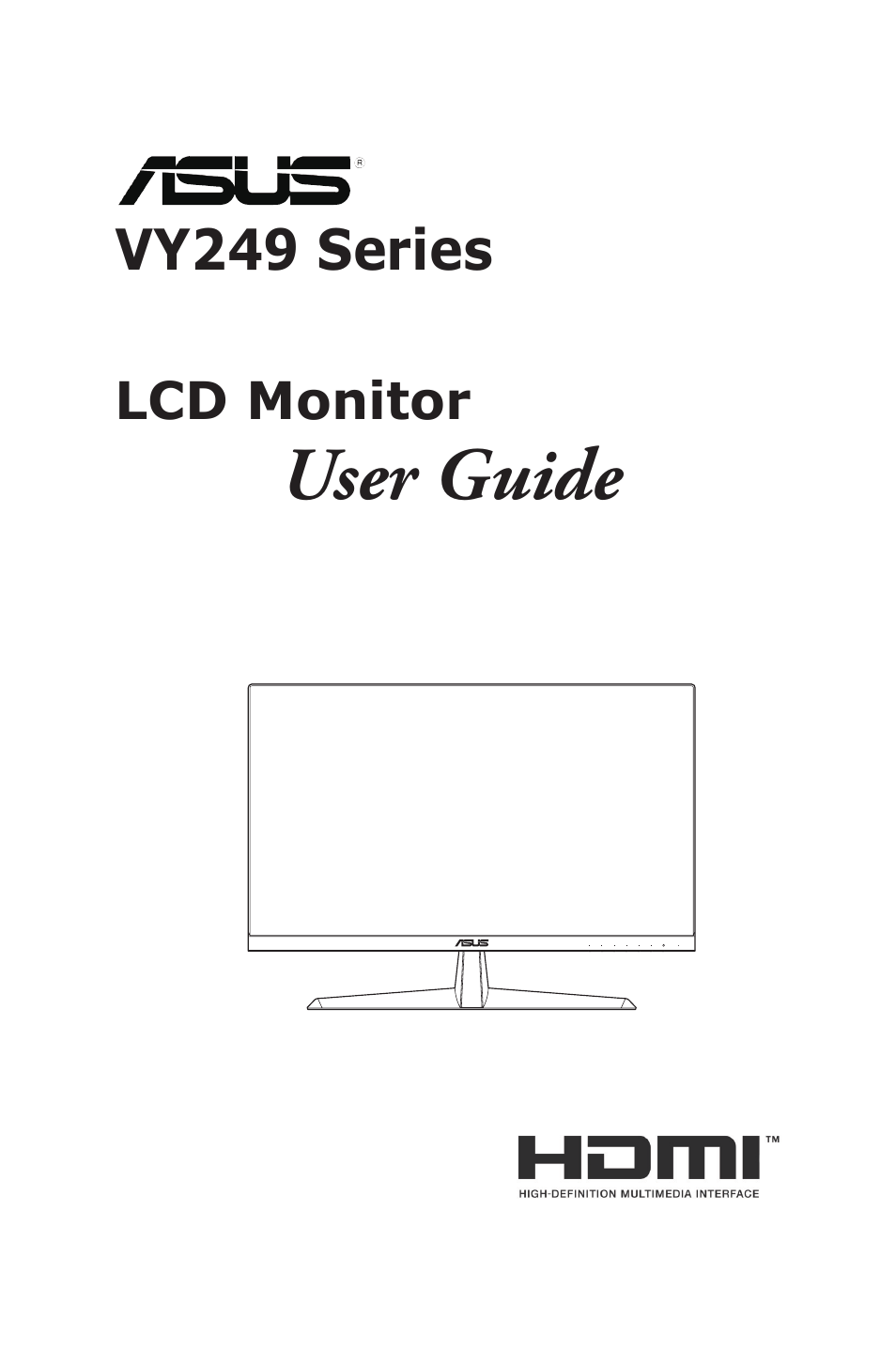 Asus VY279HE 27" Eye Care Monitor (Black) User Manual | 41 pages
