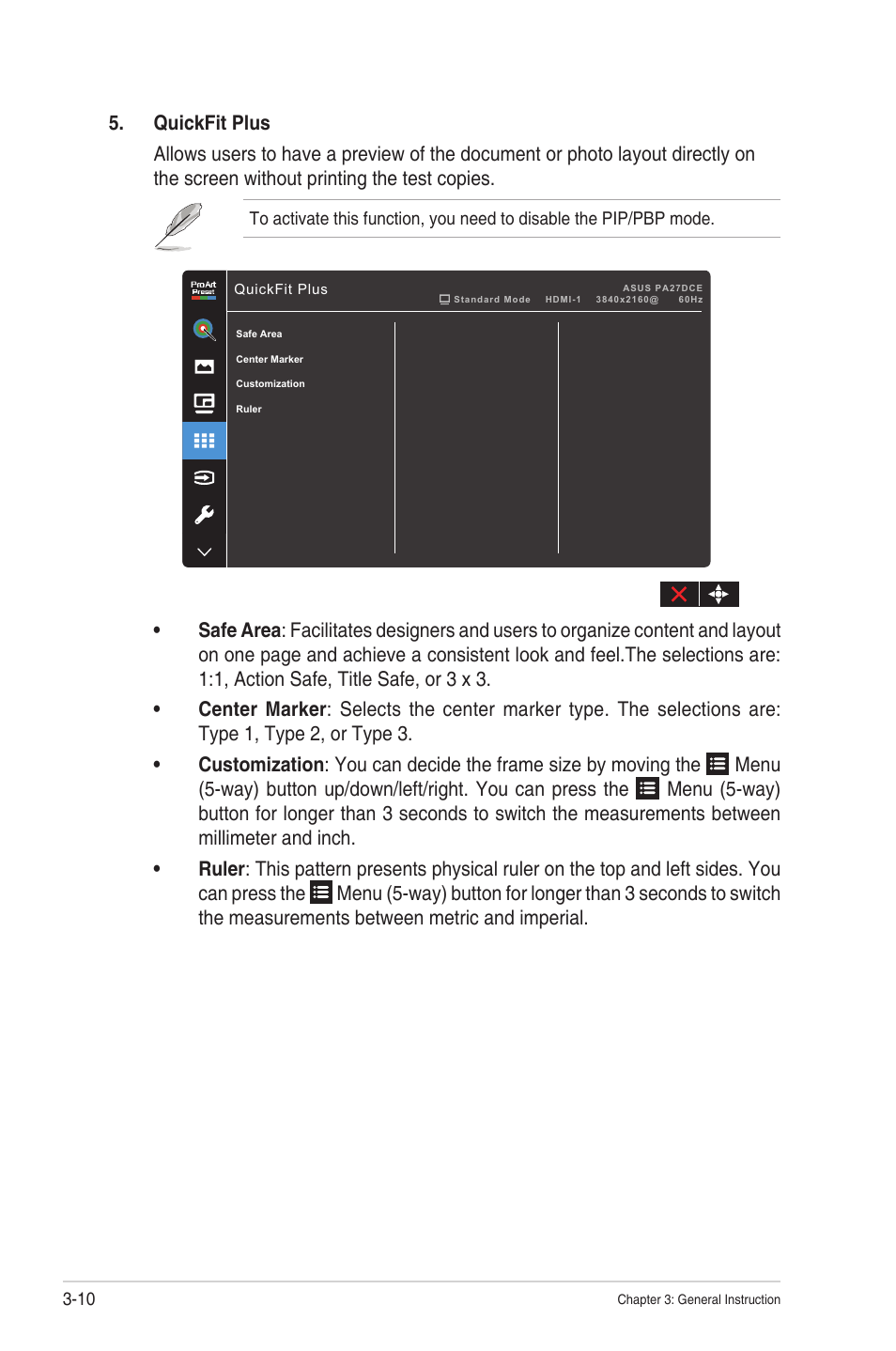 Asus ProArt Display OLED PA27DCE-K 26.9" 4K HDR Monitor with Color Calibrator User Manual | Page 32 / 43