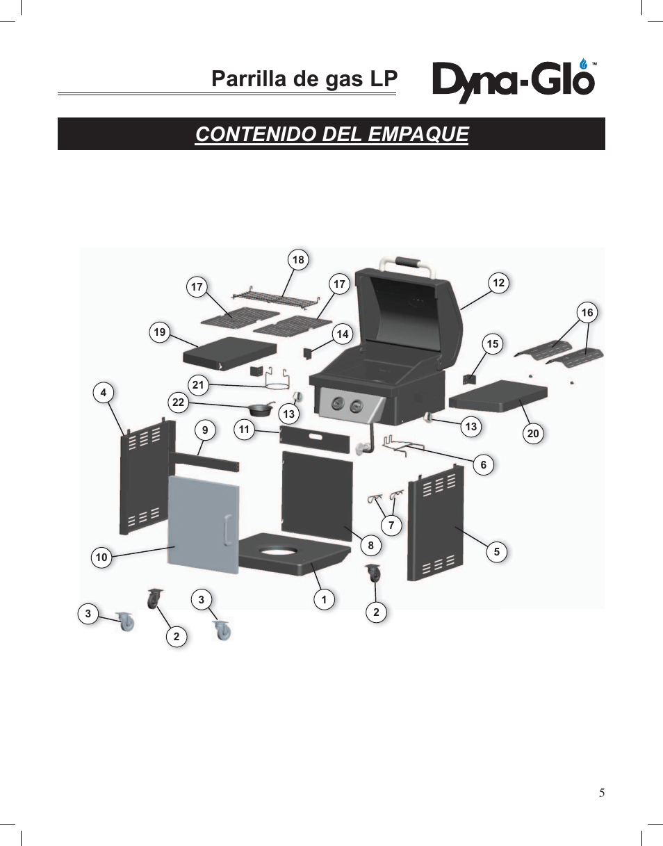 Dyna-Glo LP Gas Grill DGP350NP User Manual | Page 79 / 108