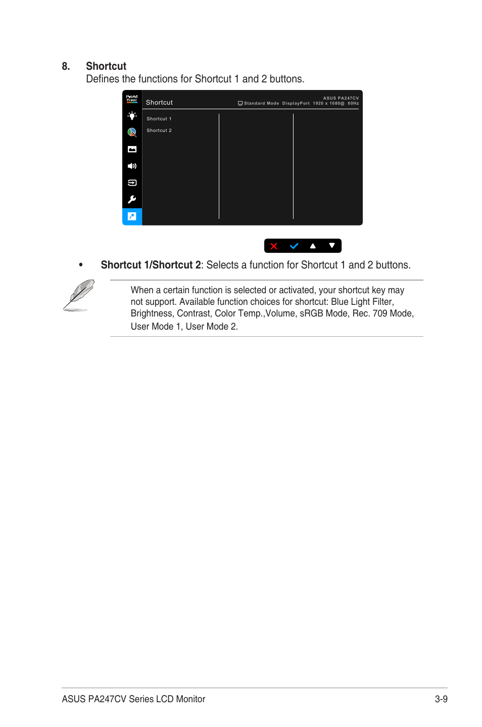 Asus ProArt Display PA247CV 23.8" 16:9 Adaptive-Sync IPS Monitor User Manual | Page 27 / 33