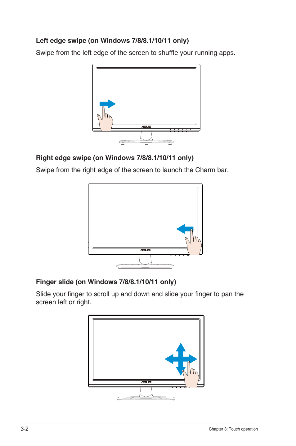 Asus VT168HR 15.6" Multi-Touch Monitor User Manual | Page 16 / 31