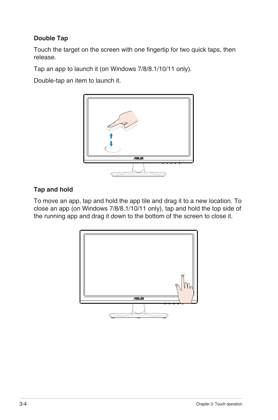 Asus VT168HR 15.6" Multi-Touch Monitor User Manual | Page 18 / 31
