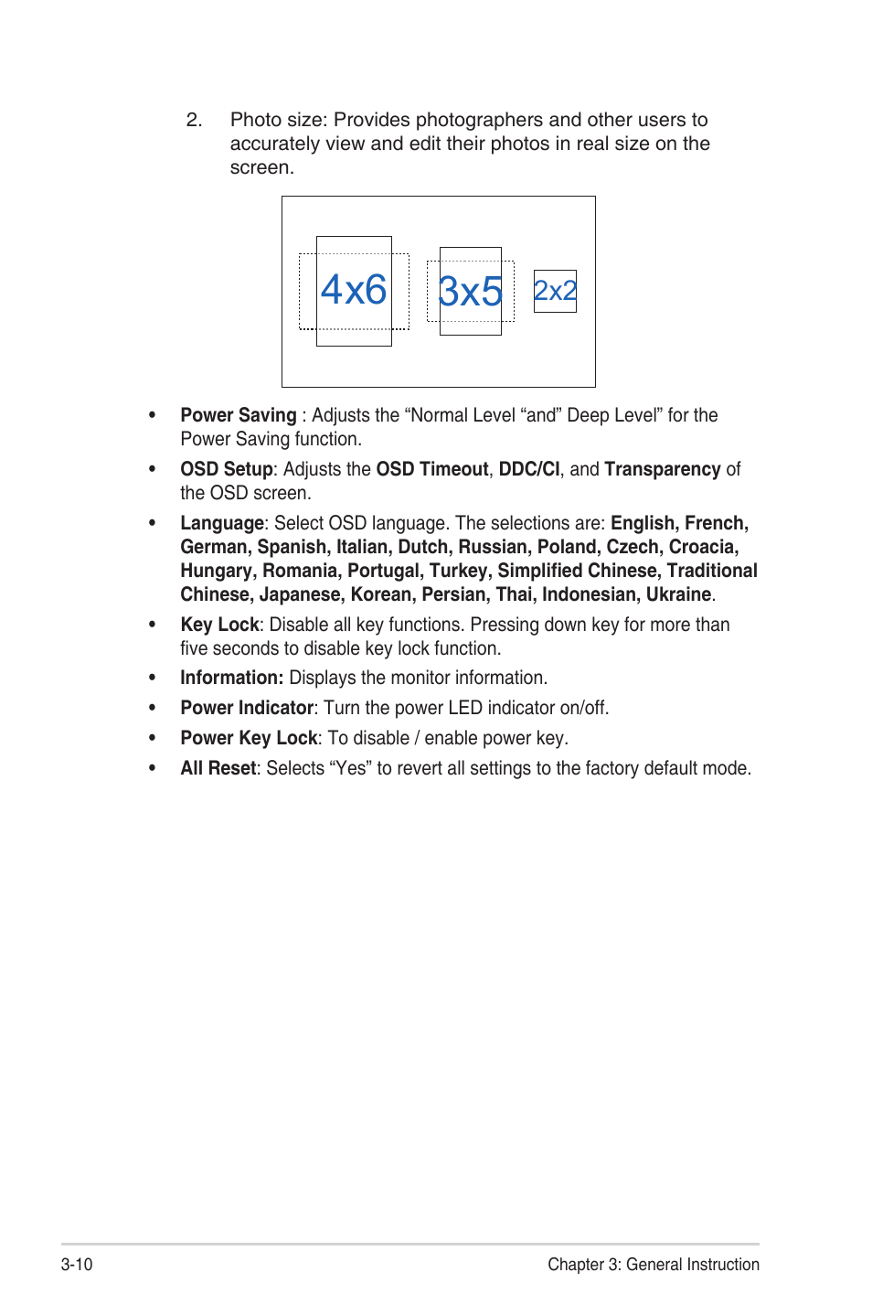 Asus VY229HE Eye Care 21.45" Monitor User Manual | Page 28 / 35