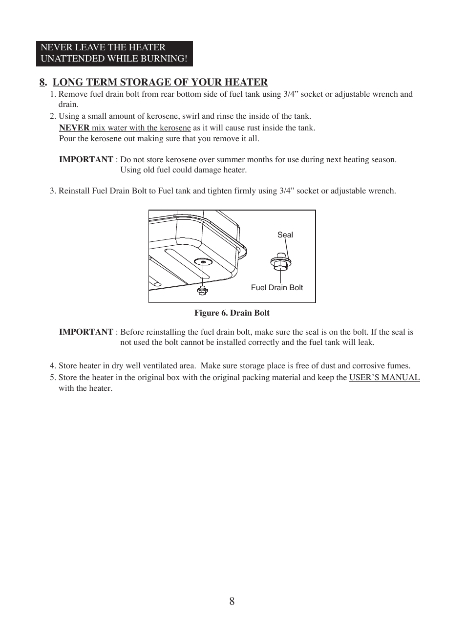 Dyna-Glo Kerosene Portable Forced Air Heaters KFA400DGD User Manual | Page 9 / 24