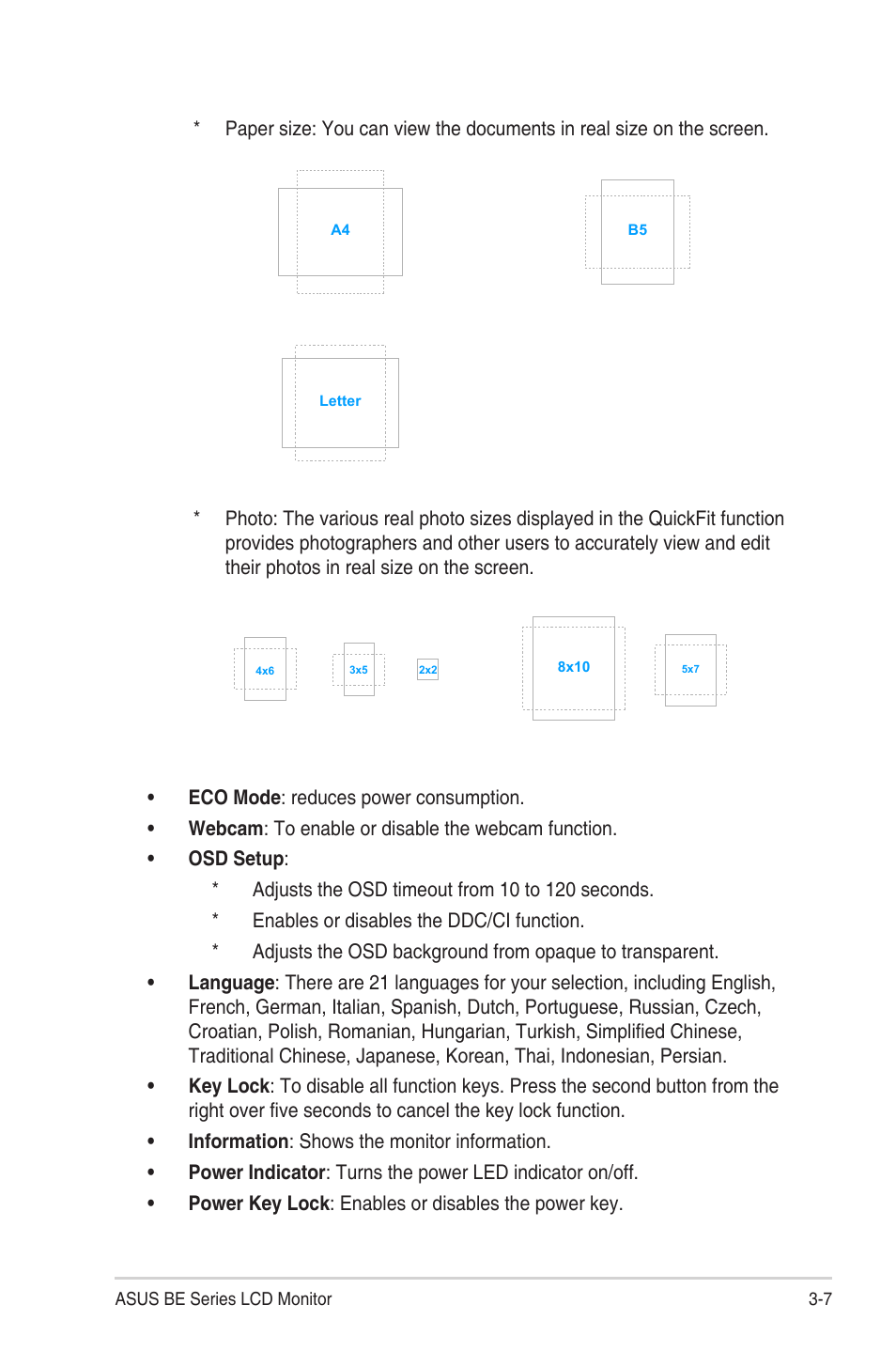Asus BE24EQK 23.8" 16:9 IPS Business Monitor with Webcam User Manual | Page 27 / 36