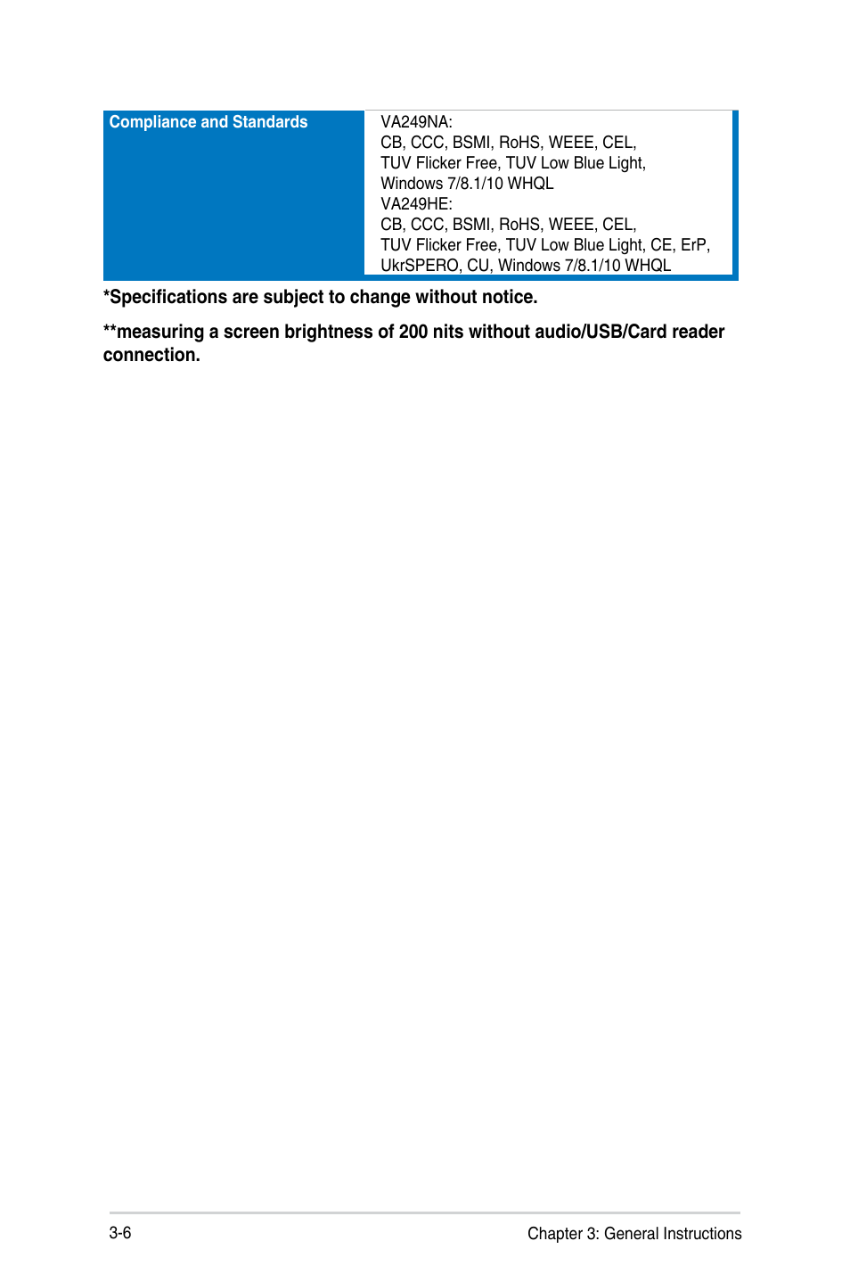 Asus VA249HE 23.8" 16:9 LCD Monitor User Manual | Page 23 / 26