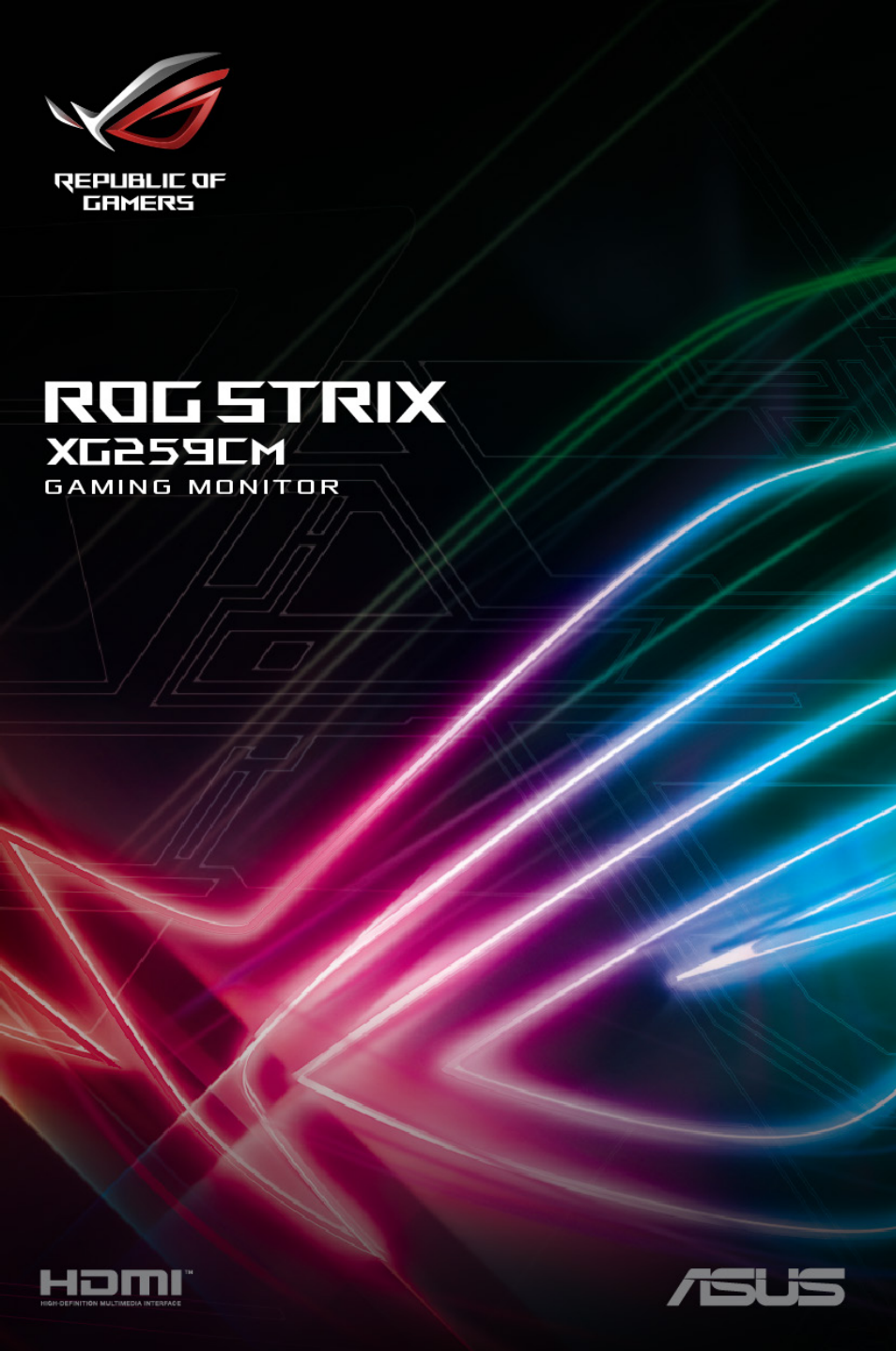 Asus ROG Strix XG259CM 24.5" HDR 240 Hz Gaming Monitor User Manual | 33 pages