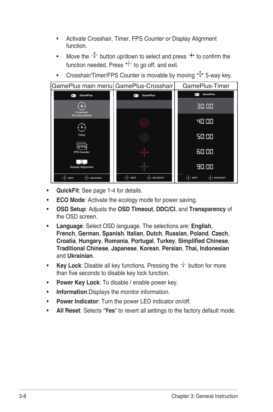 Asus ZenScreen MB17AHG 17.3" 144 Hz Portable Monitor User Manual | Page 21 / 27