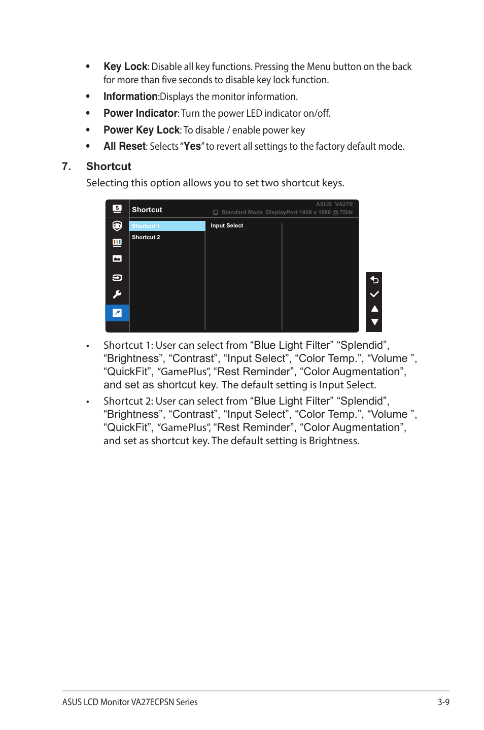 Asus VA27ECPSN 27" Monitor User Manual | Page 28 / 33