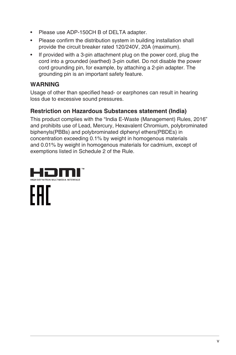 Asus Republic of Gamers Swift PG329QW 32" 1440p 175 Hz Gaming Monitor User Manual | Page 5 / 28