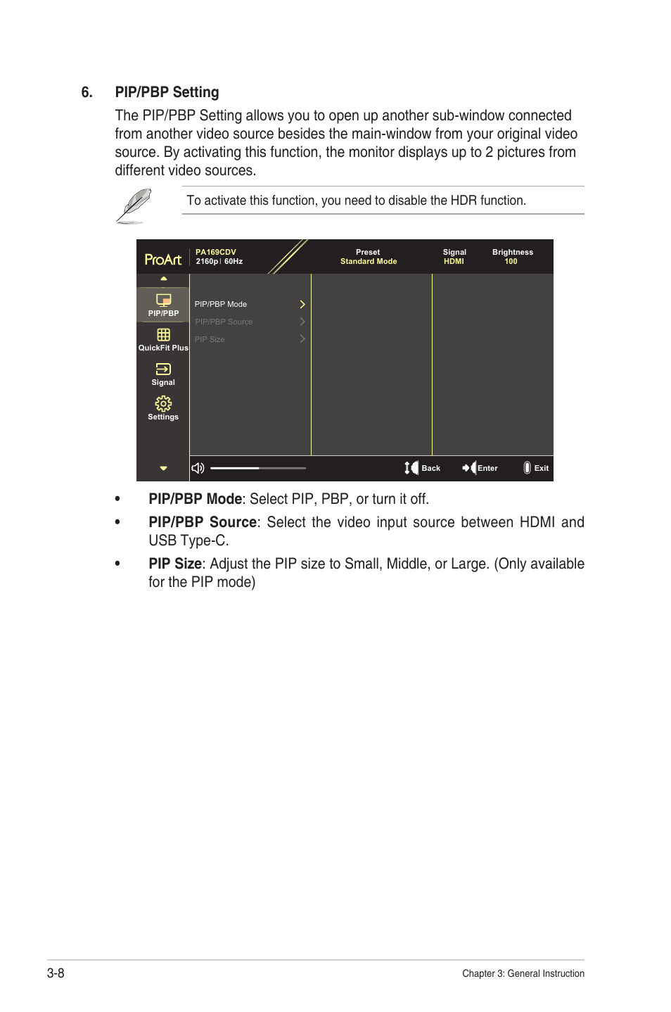 Asus ProArt PA169CDV 15.6" Multi-Touch 4K HDR Portable Monitor & Pen Display User Manual | Page 27 / 35