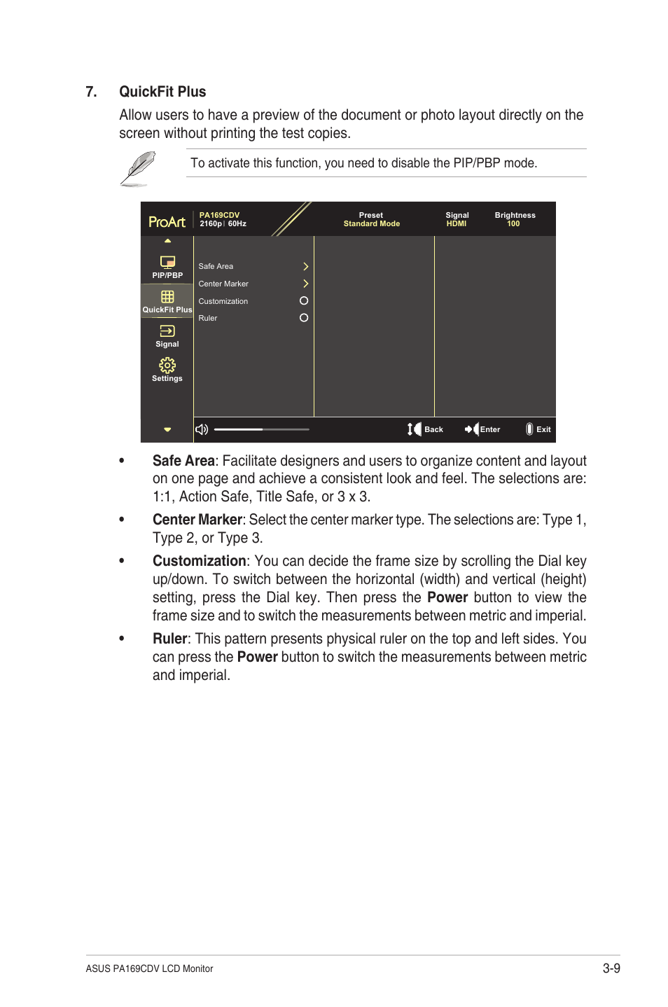 Asus ProArt PA169CDV 15.6" Multi-Touch 4K HDR Portable Monitor & Pen Display User Manual | Page 28 / 35