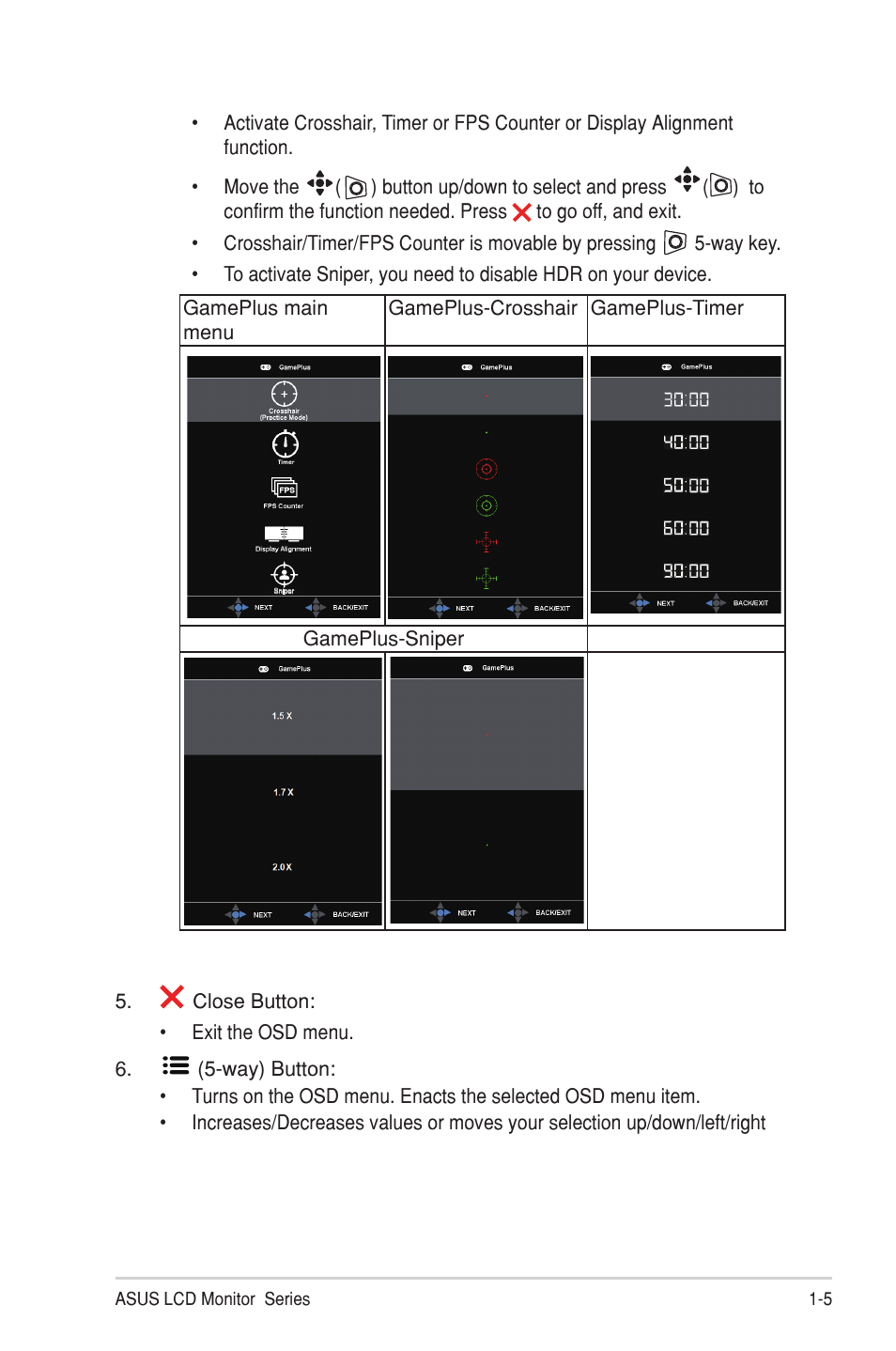 Asus TUF Gaming VG28UQL1A 28" 4K 144 Hz IPS Gaming Monitor User Manual | Page 12 / 29