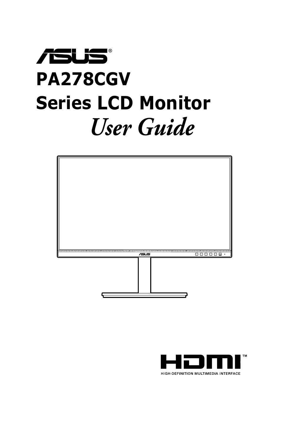 Asus ProArt 27" 1440p 144 Hz Monitor User Manual | 34 pages