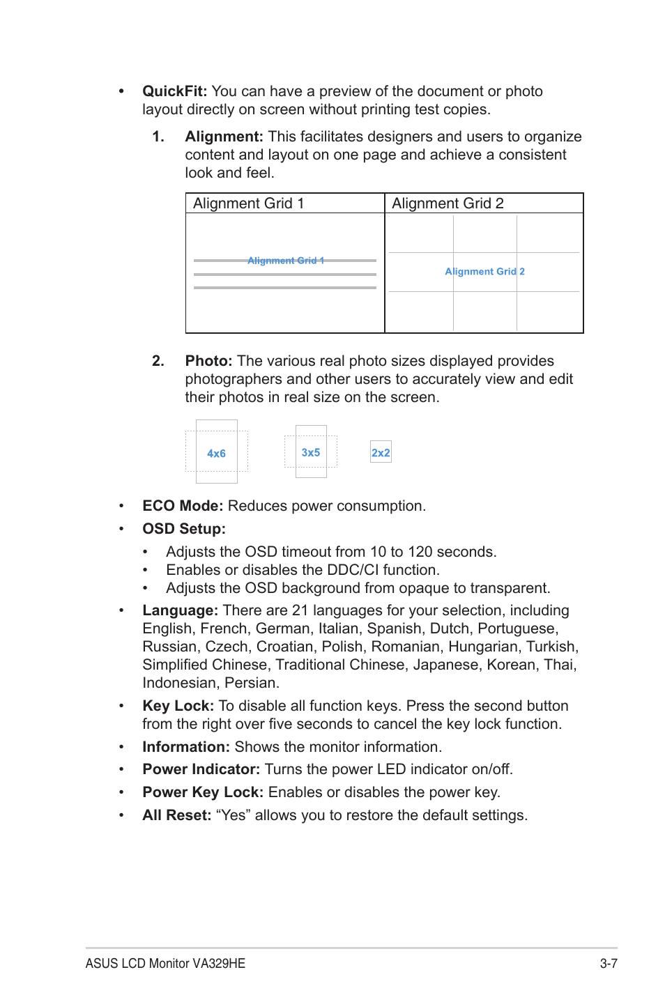 Asus VA329HE 31.5" Eye Care Monitor User Manual | Page 21 / 26