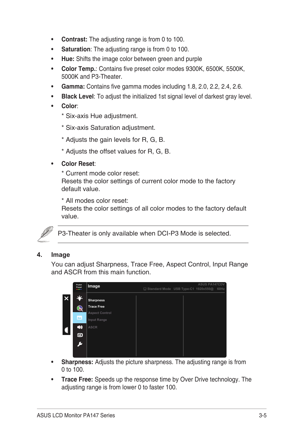 Asus ProArt Display PA147CDV 14" Ultrawide Multi-Touch Monitor User Manual | Page 17 / 23