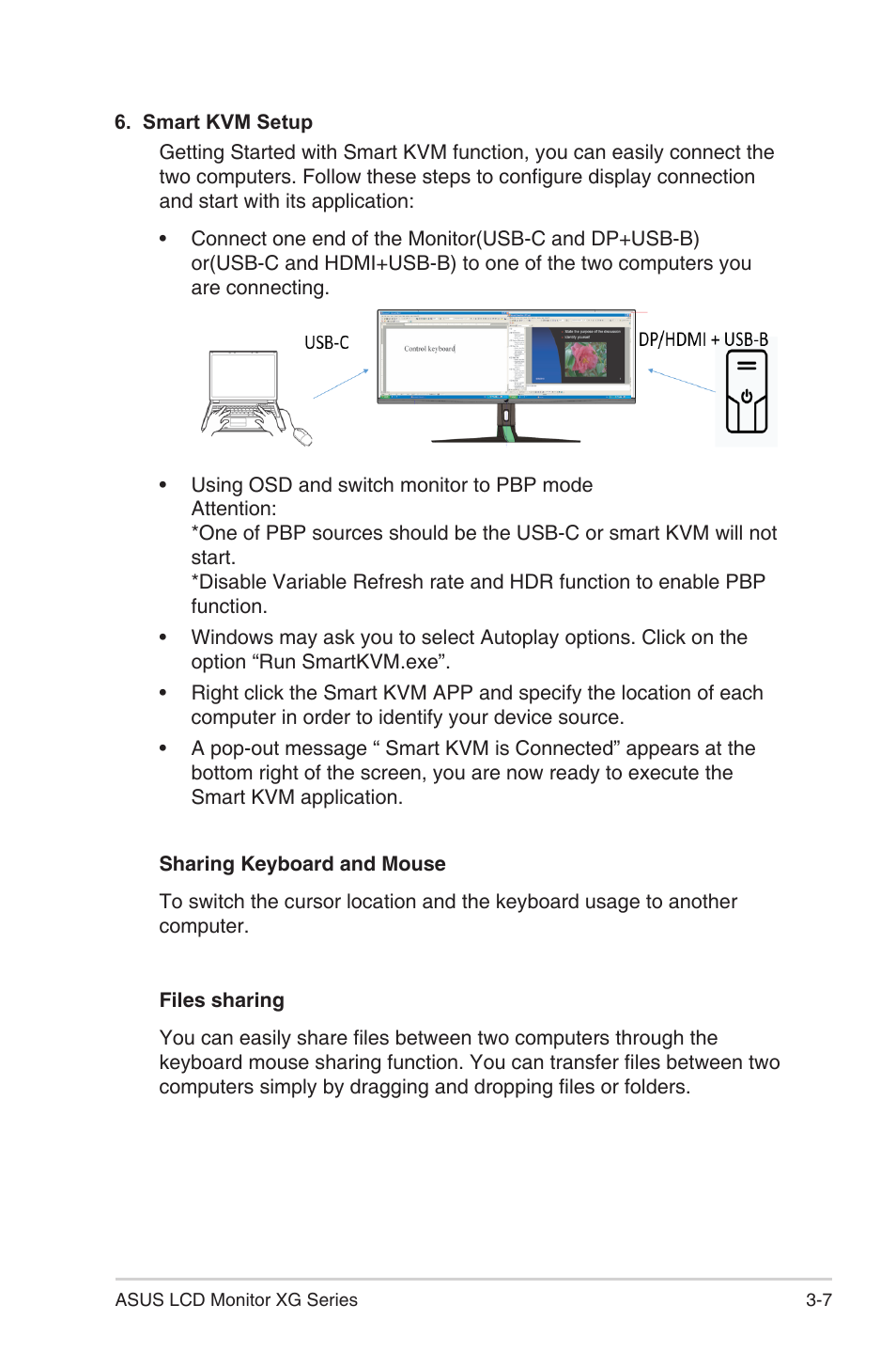 Asus Republic of Gamers Strix XG49WCR 49" 1440p HDR 165 Hz Curved Ultrawide Gaming Monitor User Manual | Page 27 / 37