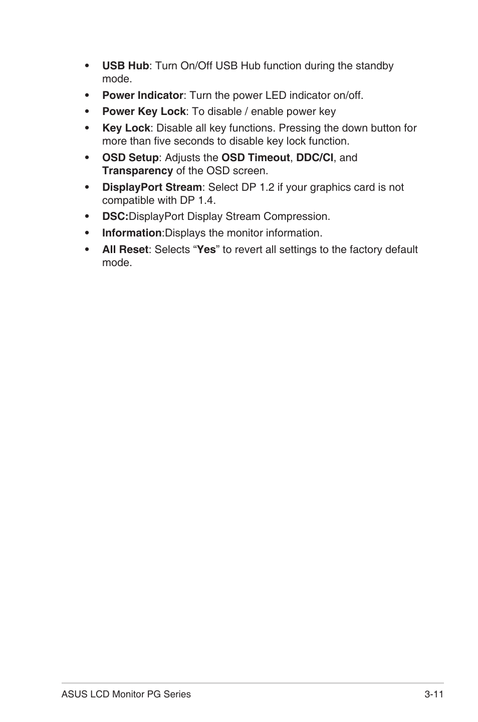 Asus Republic of Gamers Swift PG32UQR 32" 4K HDR 144 Hz Gaming Monitor User Manual | Page 28 / 32