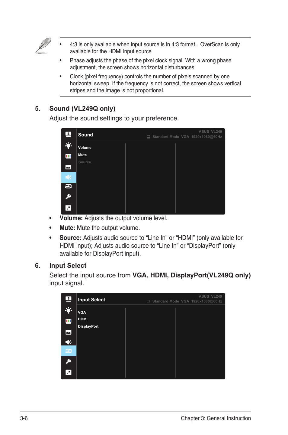 Asus Eye Care VL249HE 23.8" 16:9 Adaptive-Sync/FreeSync IPS Monitor User Manual | Page 21 / 29