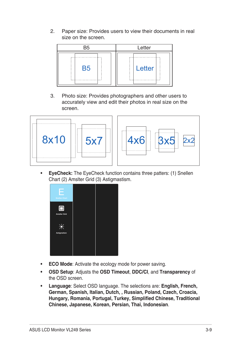 Letter | Asus Eye Care VL249HE 23.8" 16:9 Adaptive-Sync/FreeSync IPS Monitor User Manual | Page 24 / 29