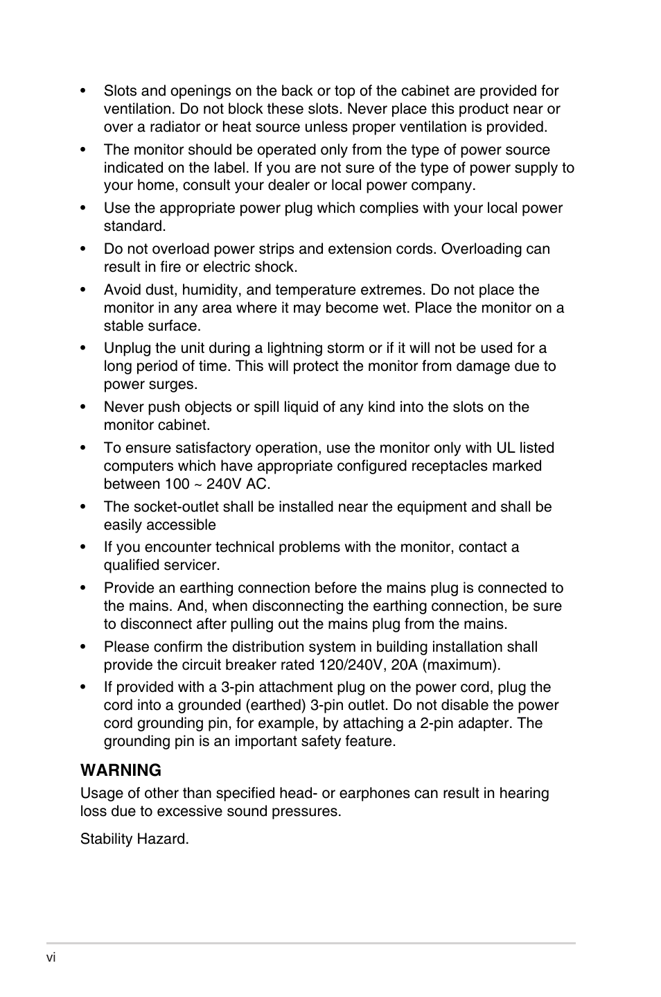 Asus 38" ROG Swift 2160p 144 Hz Gaming Monitor User Manual | Page 6 / 45