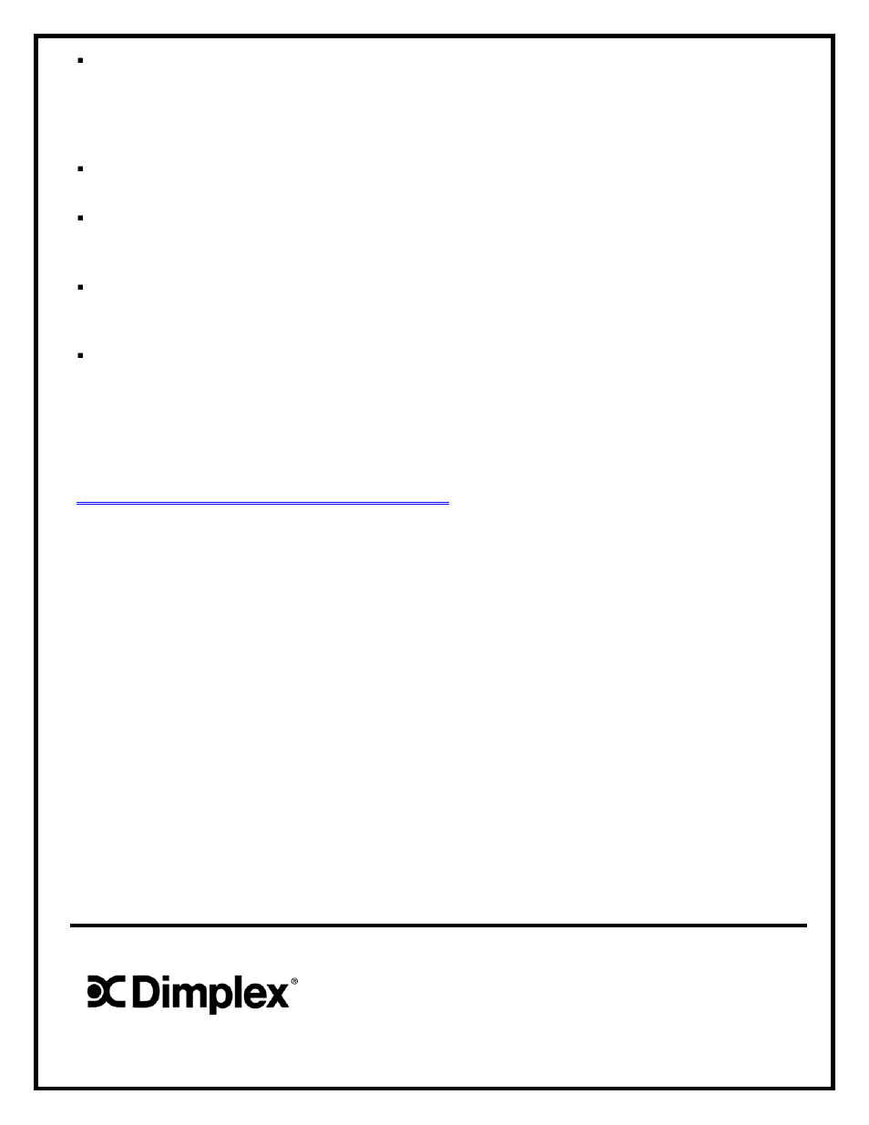 888-dimplex | Dimplex DFOR2307  EN User Manual | Page 9 / 9