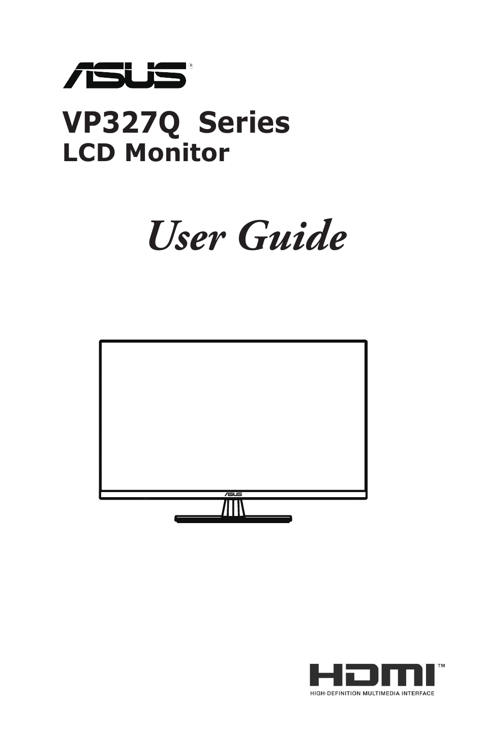 Asus VP327Q 31.5" 4K HDR Monitor User Manual | 28 pages