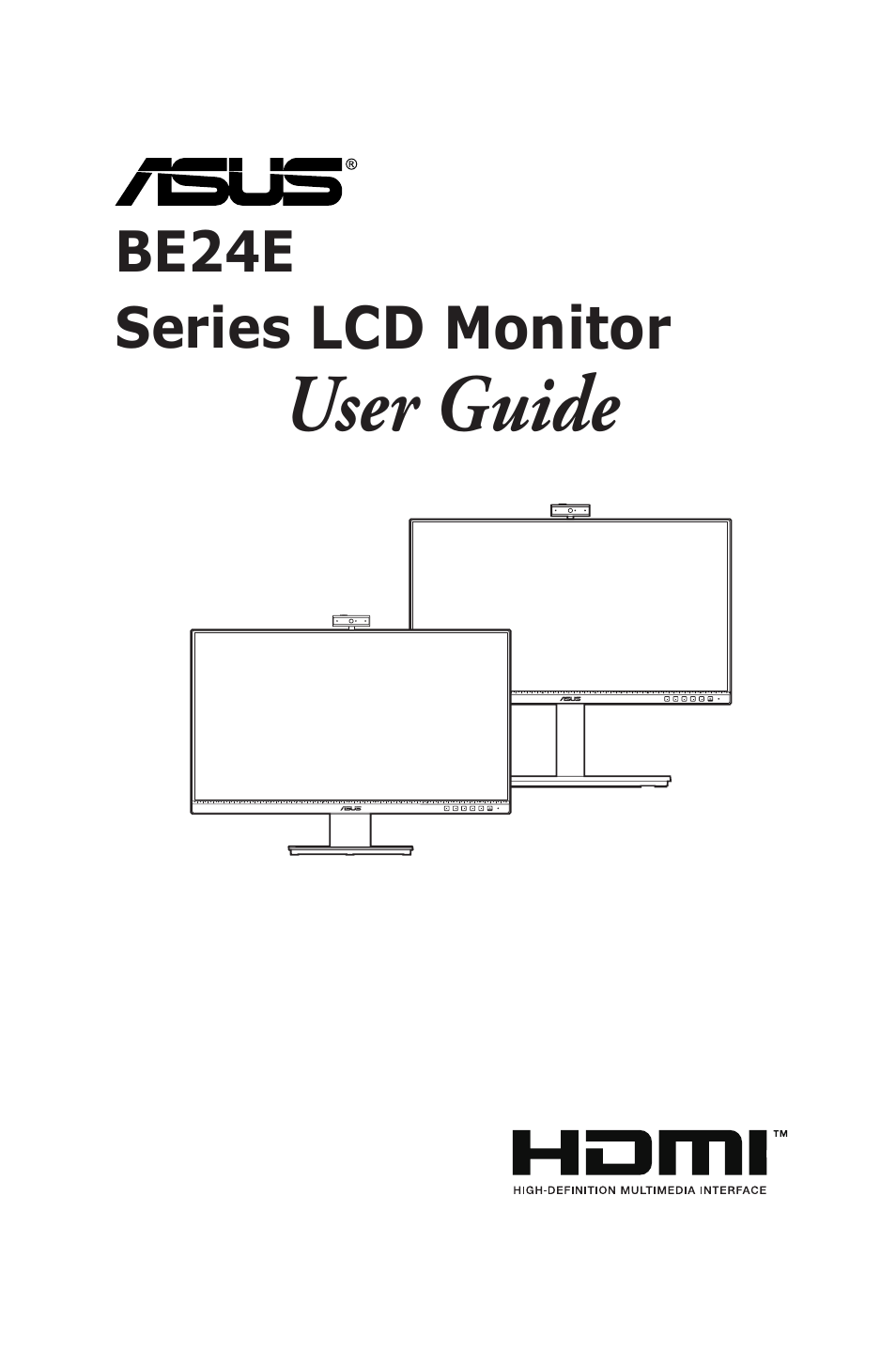 Asus BE24EQSK 23.8" 16:9 IPS Business Monitor with Webcam User Manual | 42 pages